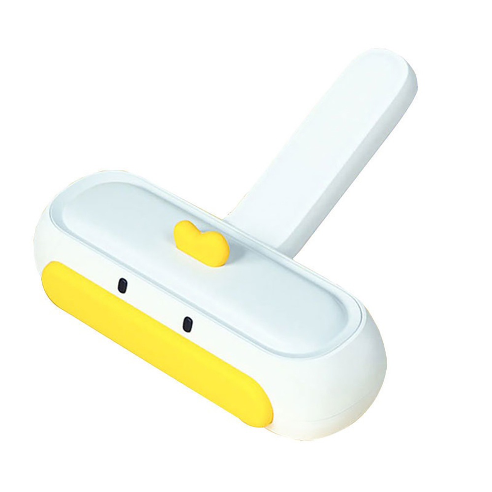 Yellow reusable pet hair roller